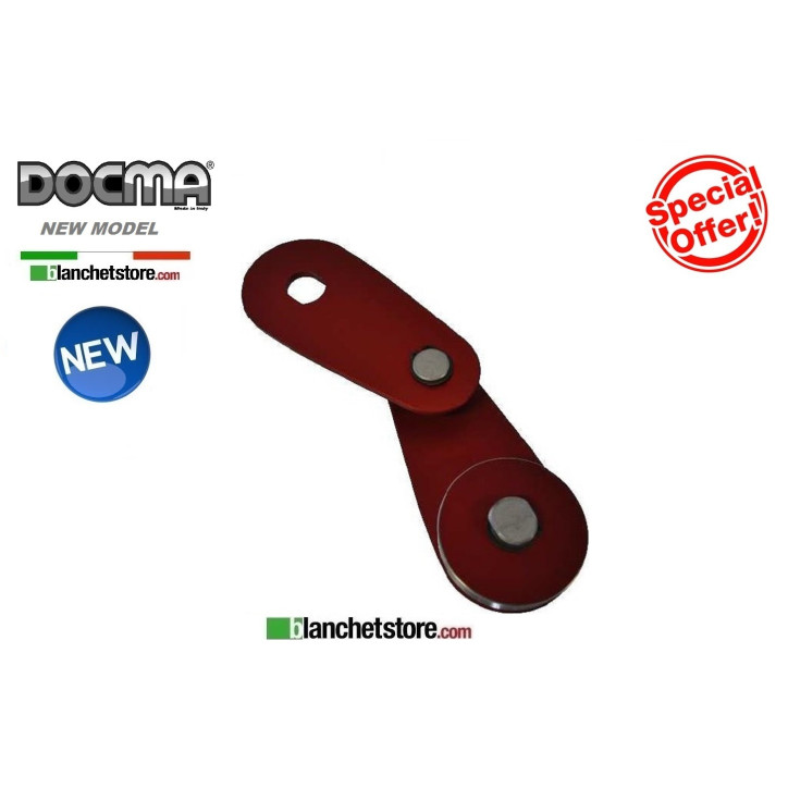 POULIE ALUMINIUM ROUGE 40 KN 8-13 POUR TREUILS DOCMA VF80-105 310051