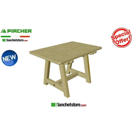 Table de jardin Pircher Mod SIRMIONE 120x79 pin impregne