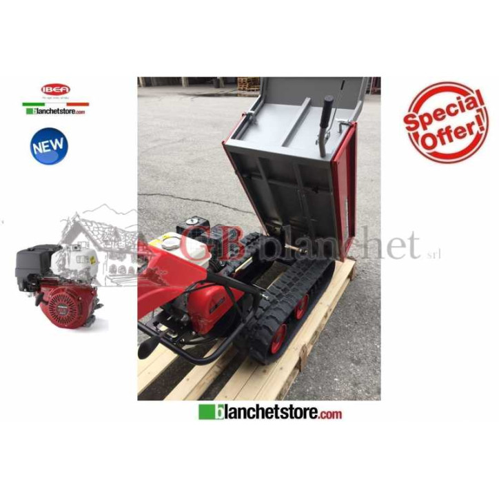 Motocarriola IBEA IBT 3001 Honda GX160 c/sponde apribili 300 Kg Motocarriola IBEA IBT 3001 Honda GX160 c/sponde apribili 300 Kg