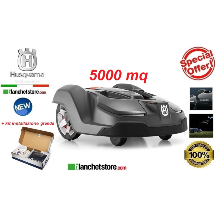 Husqvarna Automower 450X Robot rasaerba con kit installazione Husqvarna Automower 450X Robot rasaerba con kit installazione