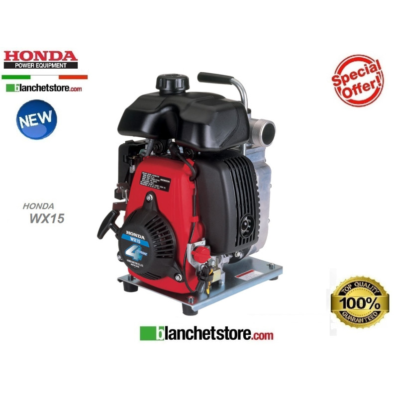 Motopompa Honda WX 15 T new model Honda GXH50 Portata 240lt/min