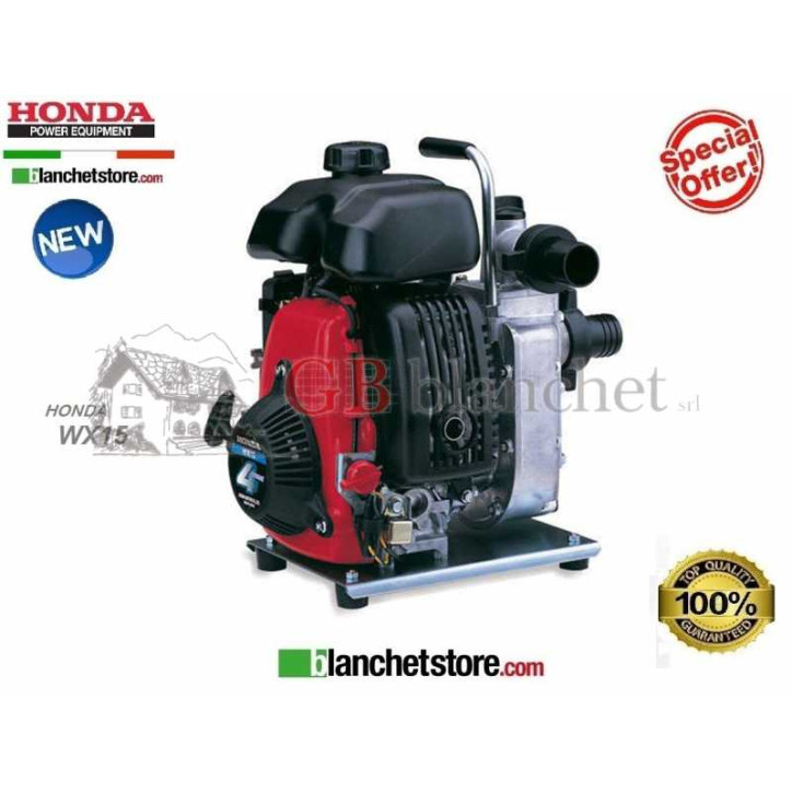 Motopompa Honda WX 15 T new model Honda GXH50 Portata 240lt/min