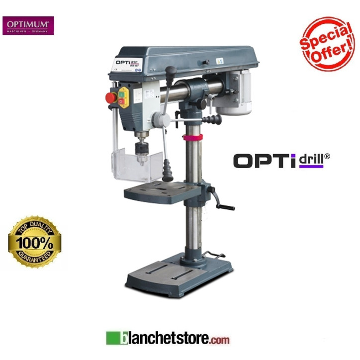 TRAPANO RADIALE OPTIMUM TRASMISSIONE CINGHIA RB6 T 220volt 058OP9161 TRAPANO RADIALE OPTIMUM TRASMISSIONE CINGHIA RB6 T 220volt 058OP9161