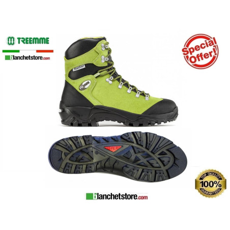 Treemme Cut Resistant Leather Boot Acquastop 91224/1 N.42 Green