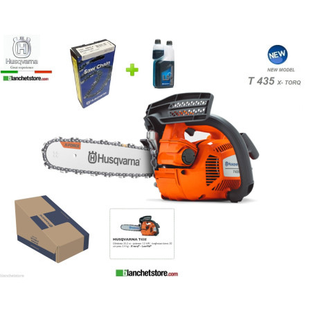 Chainsaw Husqvarna T435 complete with guide 13" 30 cm + chaine