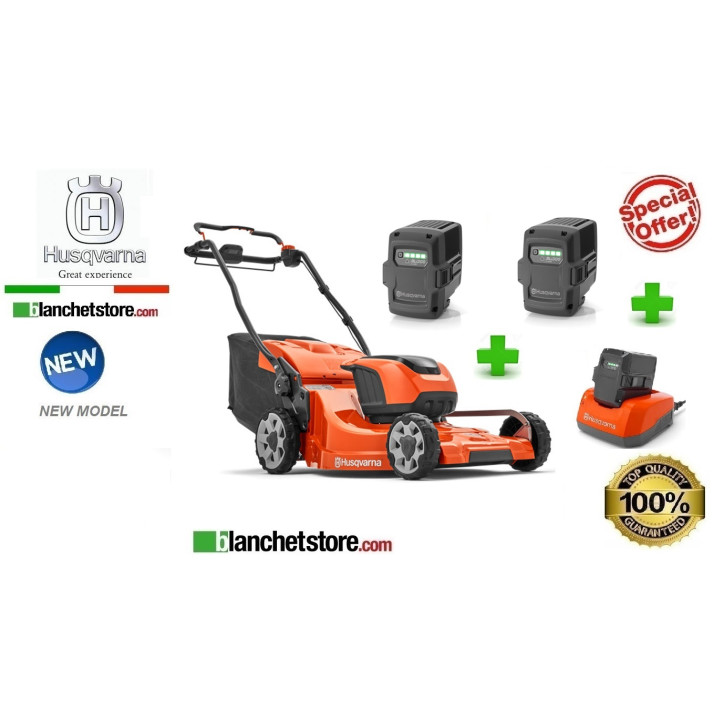 Rasaerba a batteria Husqvarna LC353iVX 1 batteria 36V 5.2A+QC330 Rasaerba a batteria Husqvarna LC353iVX 1 batteria 36V 5.2A+QC330