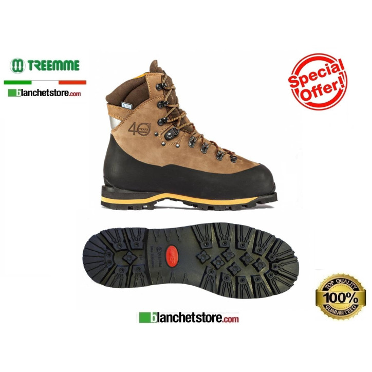 Botte anti-coupure Treemme peau 91217 N.39 Brown