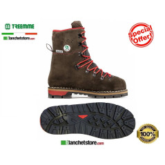 Scarpone roccia antitaglio treemme pelle rovescia 9-1108/R N.43