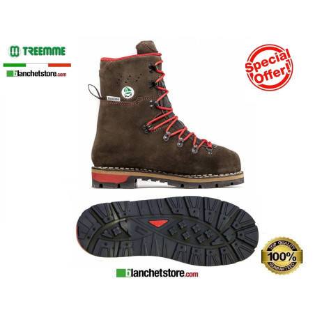 Scarpone roccia antitaglio treemme pelle rovescia 9-1108/R N.43