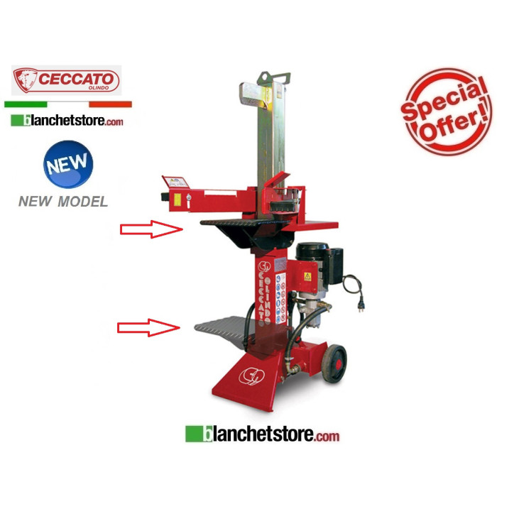 Wood-splitter electric Ceccato Olindo BULL SPLE8LT 380 VOLT 8 TON 3HP