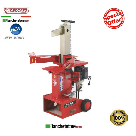 Fendeuse a bois electrique Ceccato Olindo BULL SPLE12T 380 VOLT 10TON 4HP