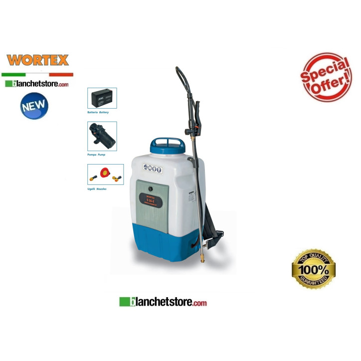 Pompe de pulverisation electrique Wortex S 16-E 16LT 12V Pompe de pulverisation electrique Wortex S 16-E 16LT 12V