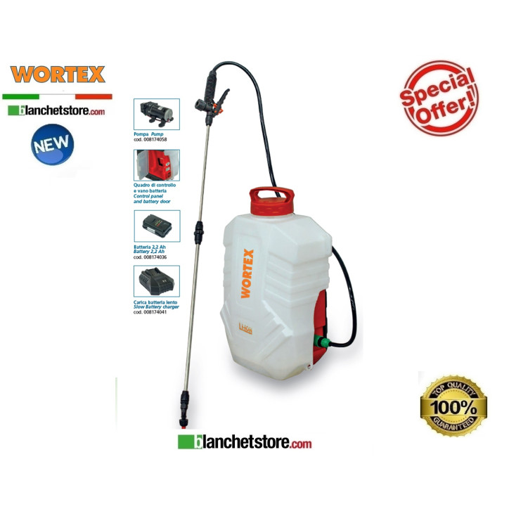 Pompa elettrica per irrorazione wortex SW18-16L 16LT 18V Pompa elettrica per irrorazione wortex SW18-16L 16LT 18V