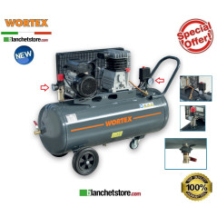 Compressore elettrico wortex LDM 100/3008  100LT 220Volt 2HP