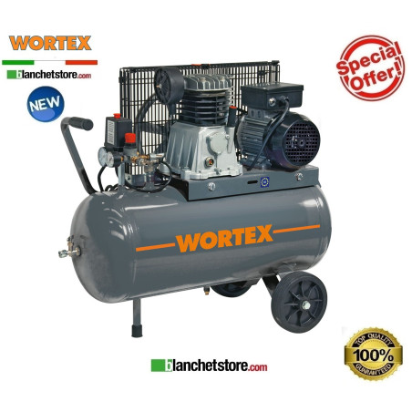 Compresseur electrique Wortex WM 50/210 50LT 220Volt 2HP