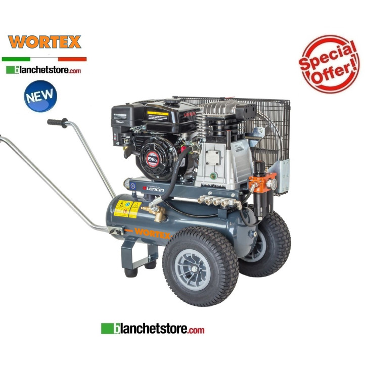 Motocompressor wortex CB 25/520 25LT Loncin 6.5HP Motocompressor wortex CB 25/520 25LT Loncin 6.5HP