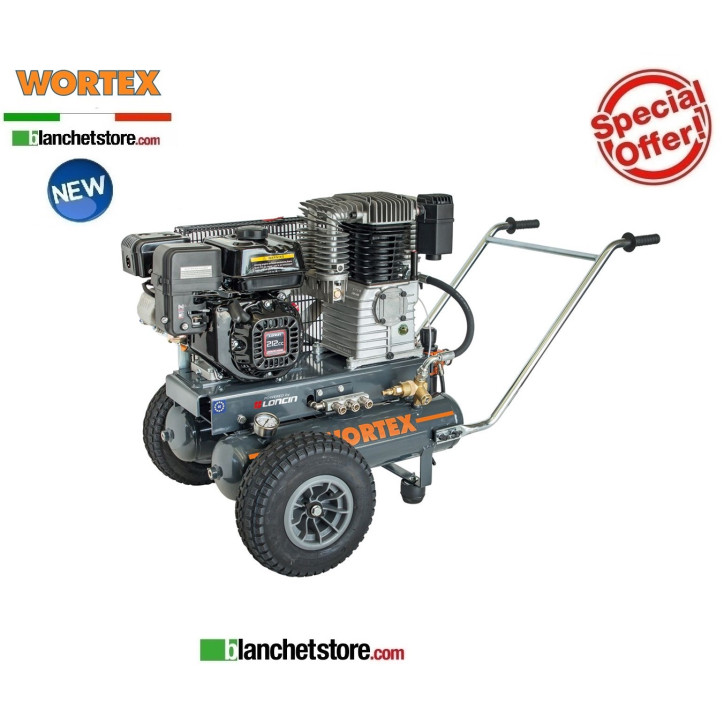 Compresseur Thermique Wortex DSB 22/680L 11+11LT Loncin 7HP Compresseur Thermique Wortex DSB 22/680L 11+11LT Loncin 7HP