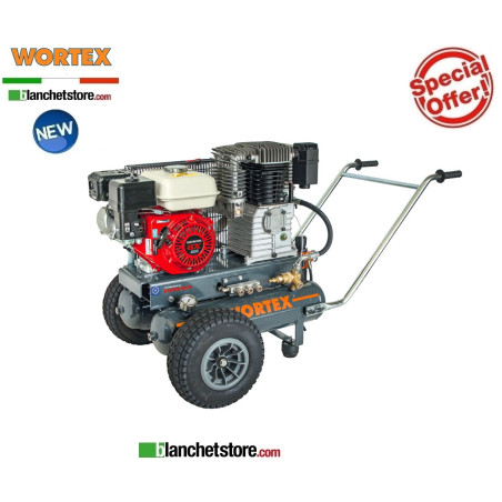 Motocompressore wortex DSB 22/680H  11+11LT Honda GX 6.5HP