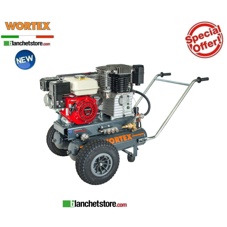 Motocompressor wortex DSB 22/680H 11+11LT Honda GX 6.5HP Motocompressor wortex DSB 22/680H 11+11LT Honda GX 6.5HP
