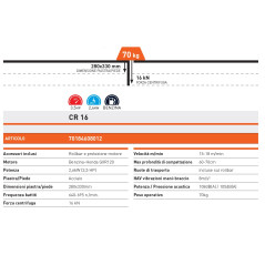 Vibro costipatore clipper CR 16 Honda GXR120 280x230 70Kg