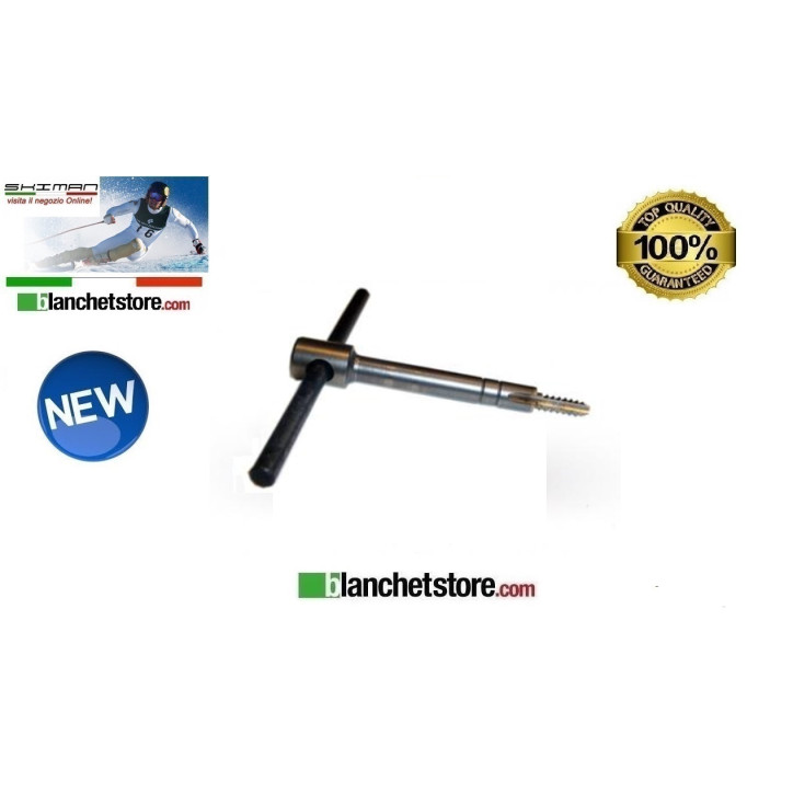 Filettatore manuale x viti attacchi sci per sci metallo e fibra Filettatore manuale x viti attacchi sci per sci metallo e fibra