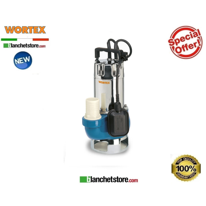 Pompe électrique pompe Wortex DXG 1000 Eaux chargees 1100W 220 v